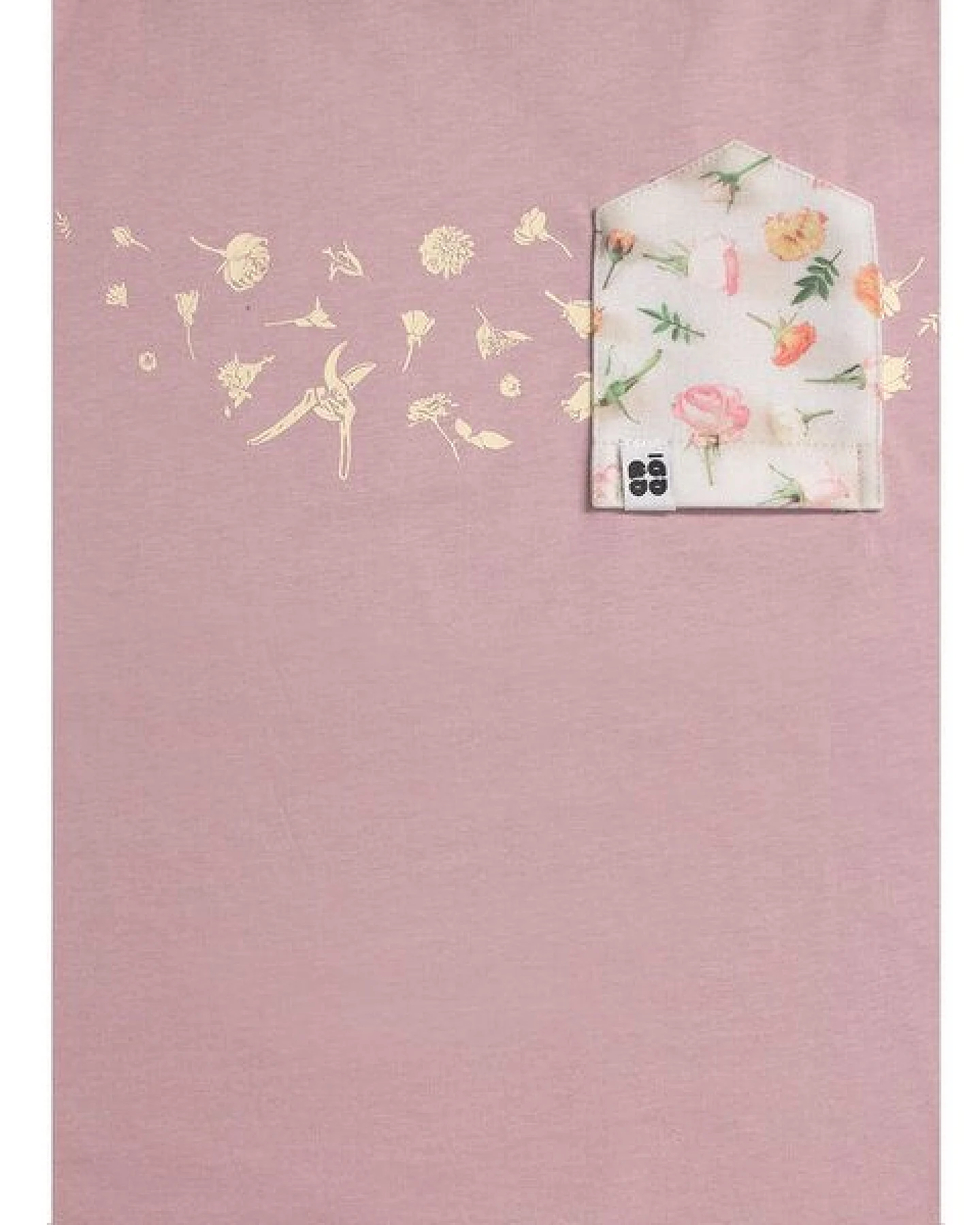 FÄDD Damen T-Shirt Rundhals aus Bio-Baumwolle "Blumenböhe BT" Rosa – Ansicht 2