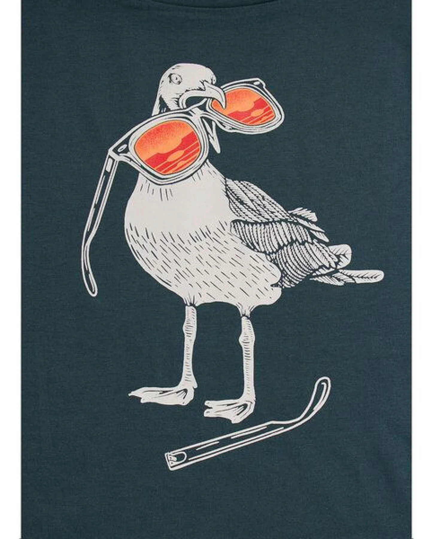 FÄDD Damen T-Shirt Rundhals aus Bio-Baumwolle "Hipster Haps" Blau – Ansicht 2