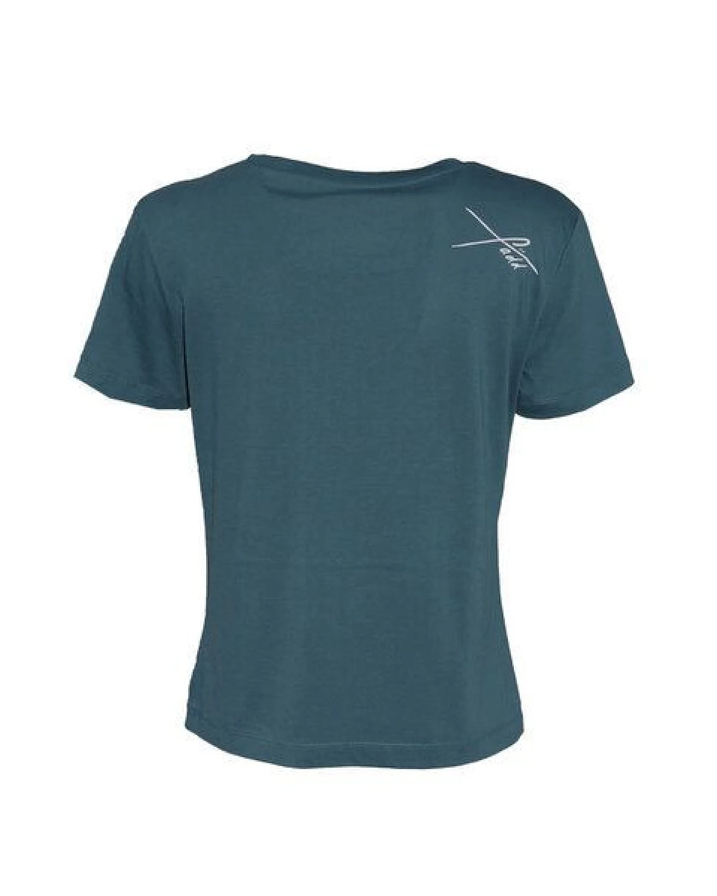 FÄDD Damen T-Shirt Rundhals aus Bio-Baumwolle "Hipster Haps" Blau – Ansicht 3