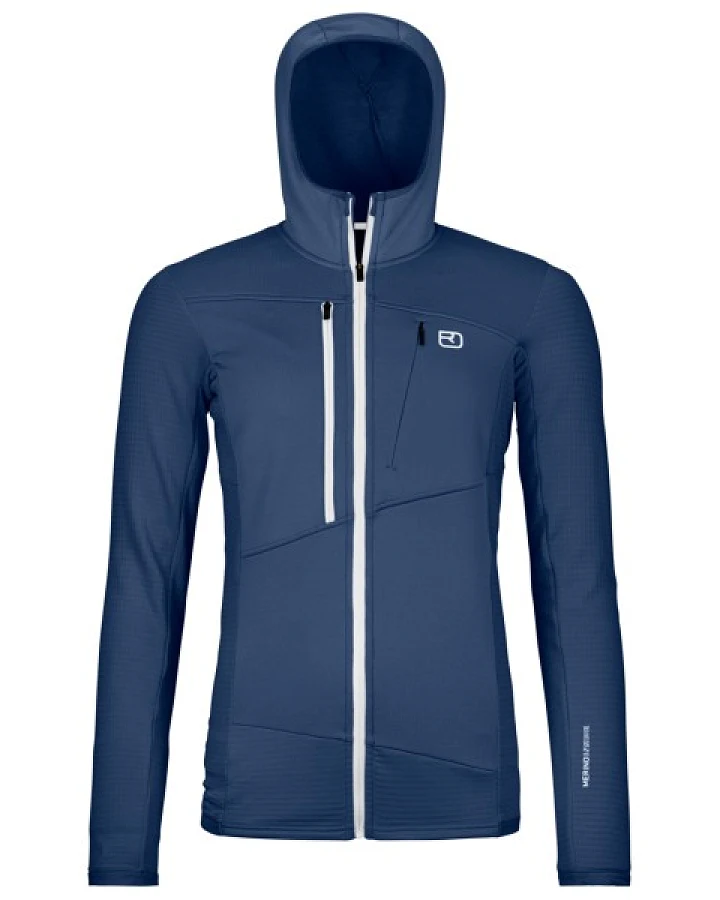 Ortovox - Women's Fleece Grid Hoody - Fleecejacke Gr XS blau