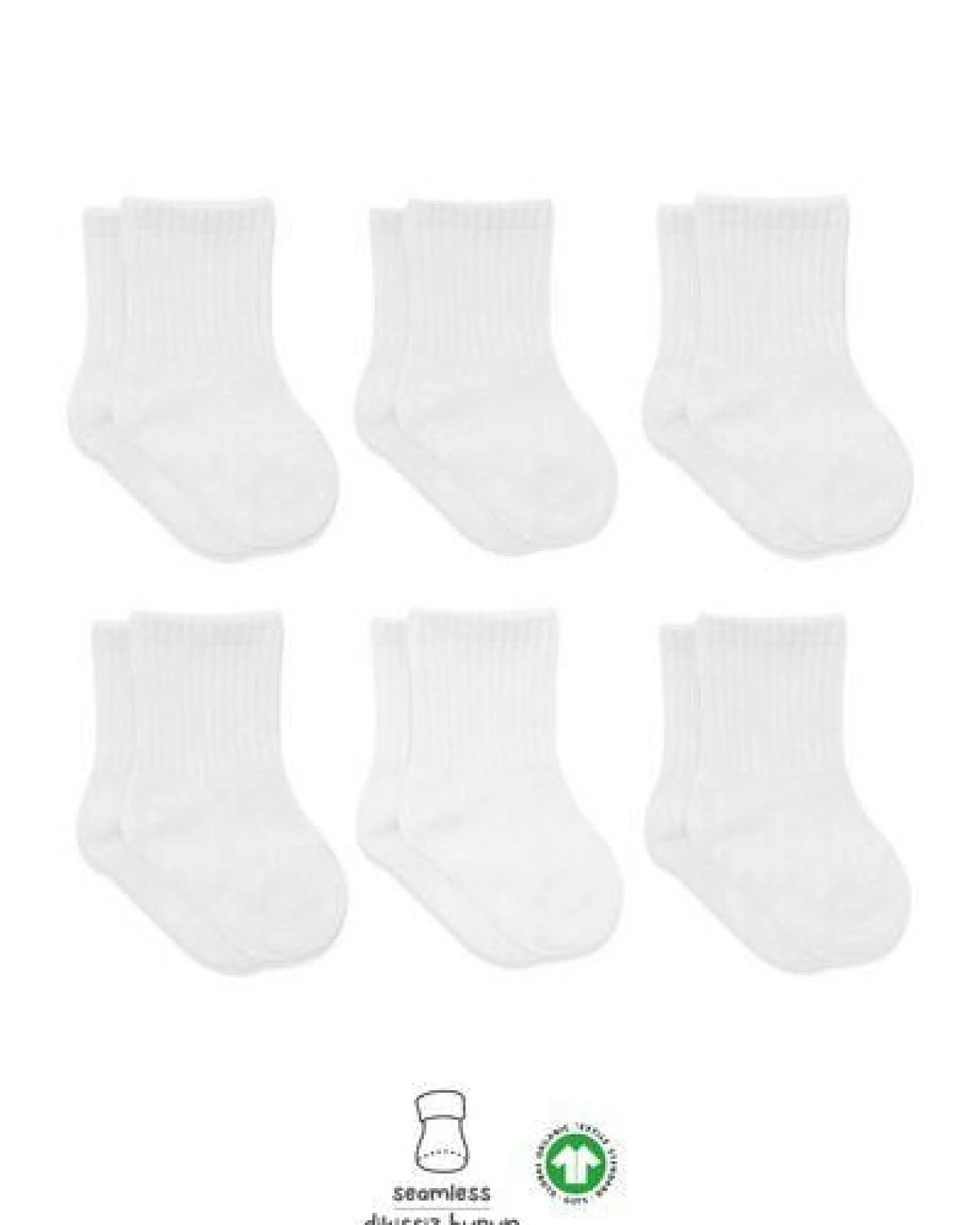 bistyle Socken 6er-Pack für Babys Babysocken Jungen Mädchen Kurzsocken gerippt – Ansicht 4