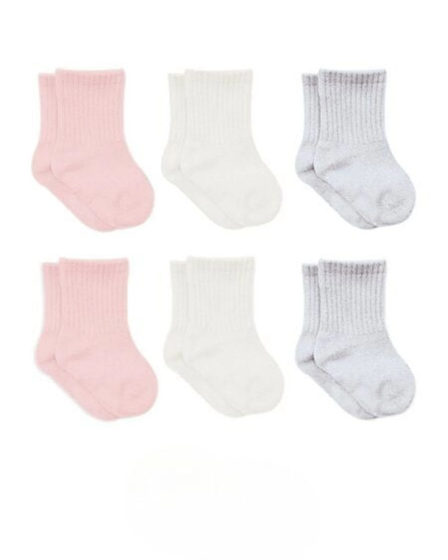 bistyle Socken 6er-Pack für Babys Babysocken Jungen Mädchen Kurzsocken gerippt – Ansicht 3
