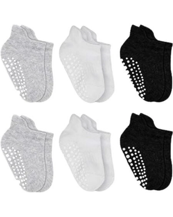 bistyle Sneakersocken ABS 6 Paar für Babys Jungen und Mädchen Babysocken Kurzsocken