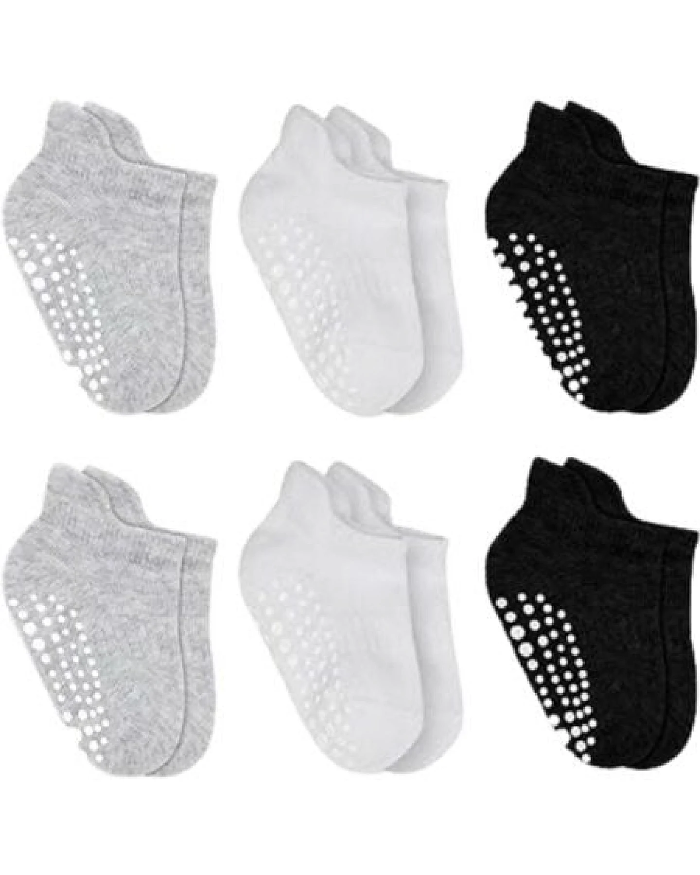 bistyle Sneakersocken ABS 6 Paar für Babys Jungen und Mädchen Babysocken Kurzsocken – Ansicht 2