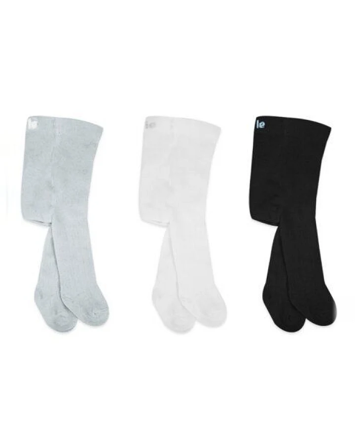 bistyle Strumpfhose 3er-Pack für Baby Jungen Mädchen Unisex GOTS-zertifiziert