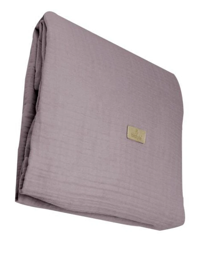 bistyle Babydecke Musselin-Decke 4 lagig 120x120, Weiche & Atmungsaktive Decke für Babys