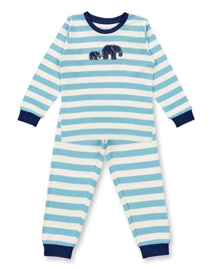 Aqua Stripes Elefants