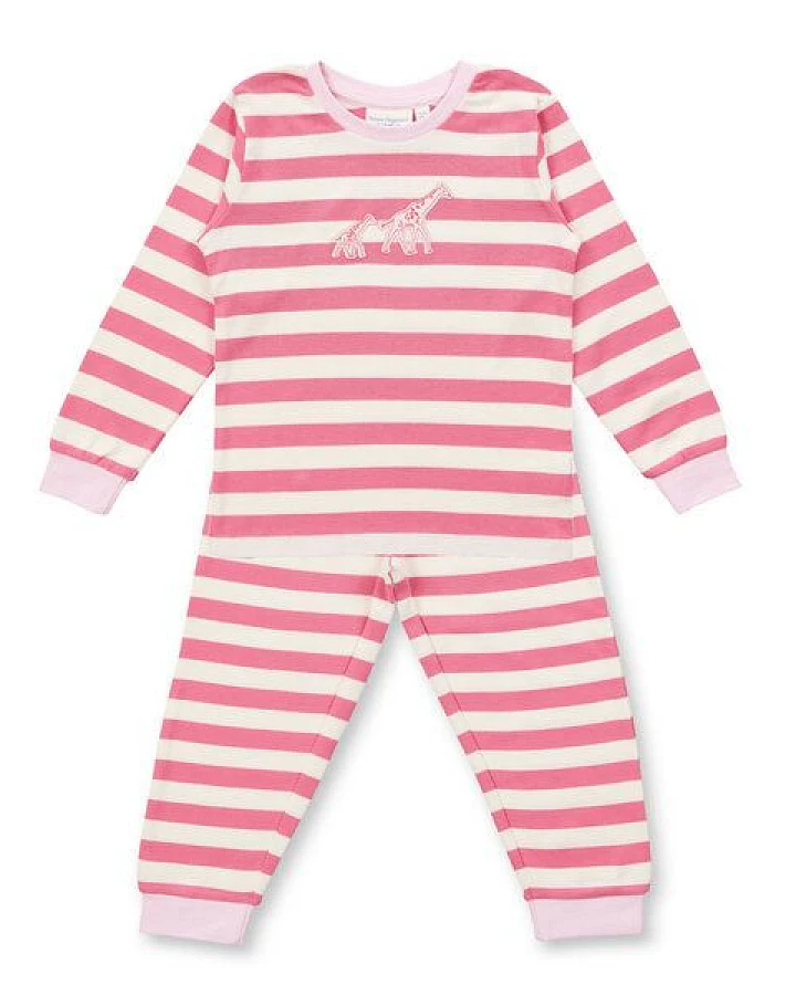 Pink Stripes Giraffe