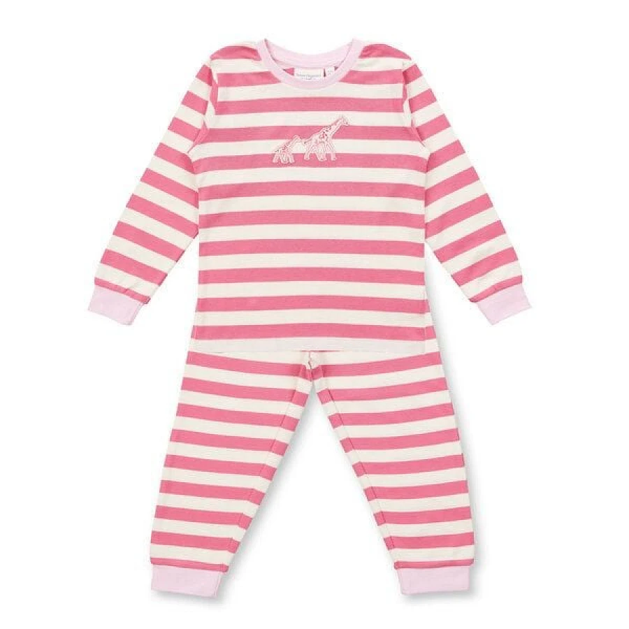 Pink Stripes Giraffe