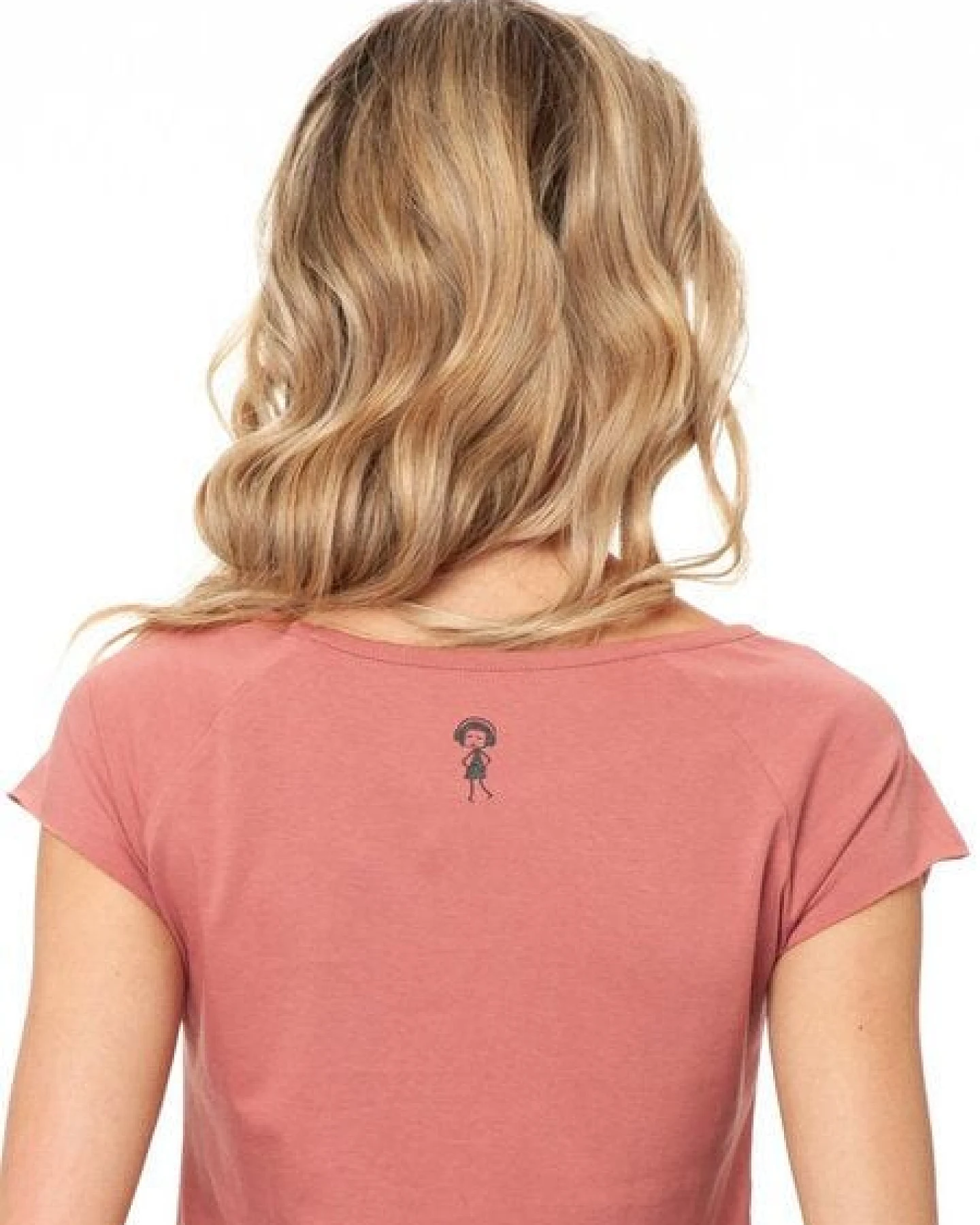 FellHerz Damen T-Shirt Fahrrad-Mädchen Bio & Fair & Vegan – Ansicht 3