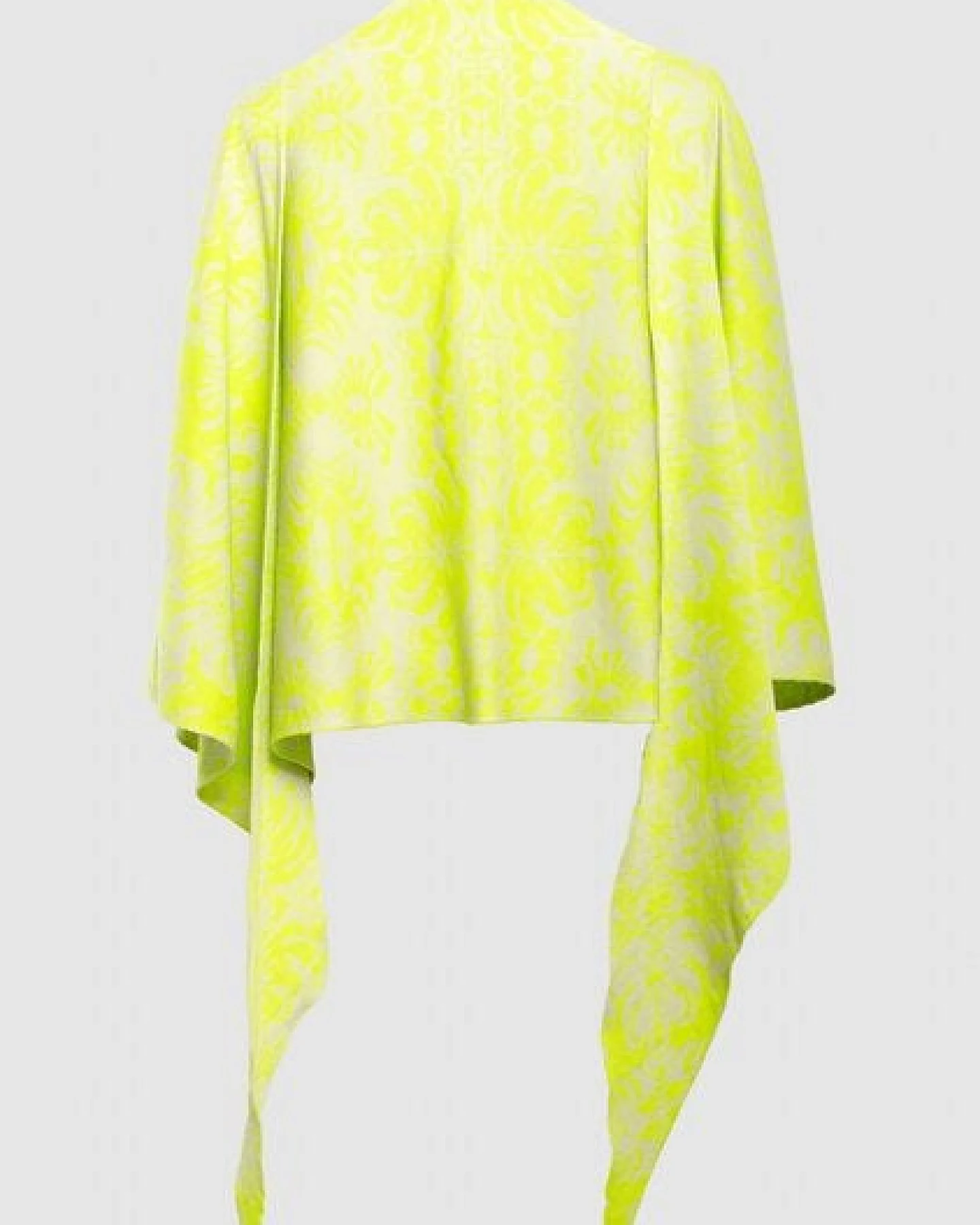 LANARTO slow fashion Schultertuch Blütenzauber aus 100% Bio-Baumwolle Feinstrick made in germany – Ansicht 3