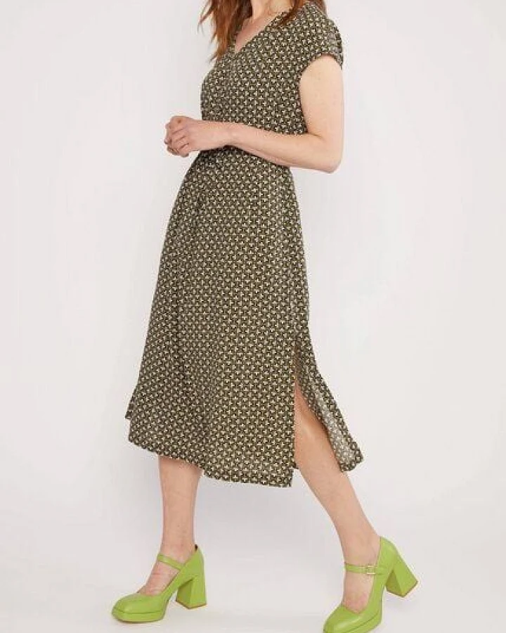 Blutsgeschwister Midikleid Total Liberty Maniac - Botanical Mosaico