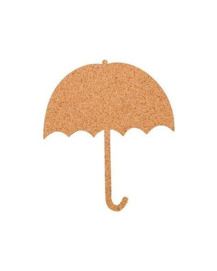 Kork-Deko Pinnwand in Regenschirm-Form aus Kork "Corkworld" Regenschirm XXL ca. 80x50 cm