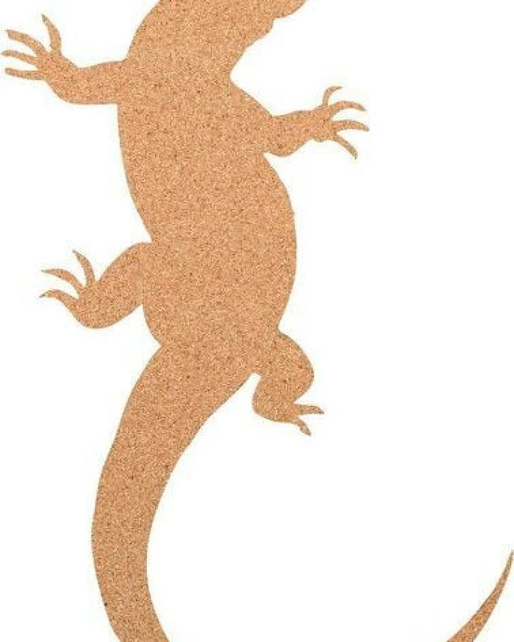 Kork-Deko Pinnwand in Reptil-Form aus Kork "Corkworld" Reptil XXL ca. 80x50 cm