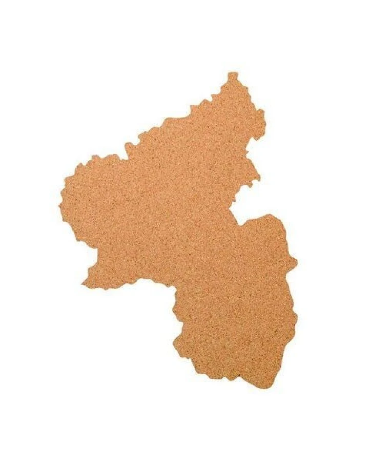 Kork-Deko Rheinland-Pfalz als Pinnwand aus Kork "Corkworld" XXL ca. 80x50 cm