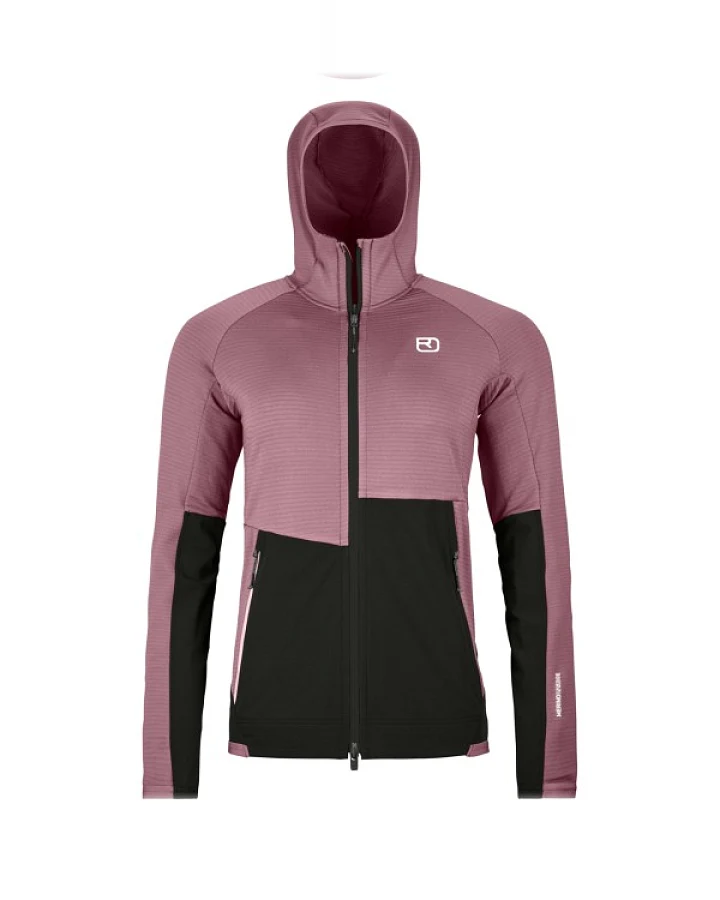 Ortovox - Women's Fleece Rib Hoody - Fleecejacke Gr S bunt
