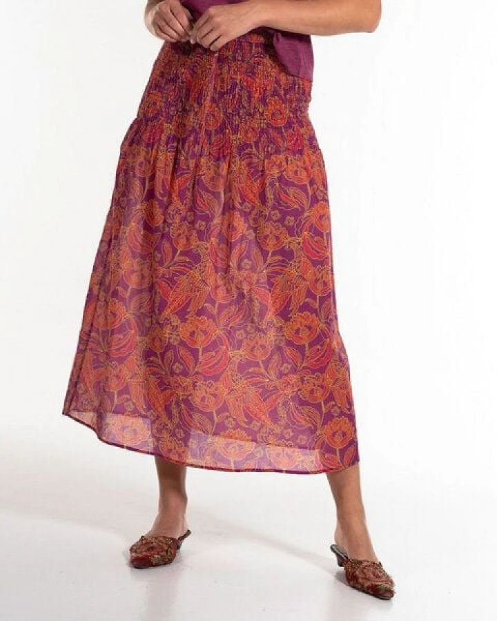 Alma & Lovis 2 in 1: Print-Kleid und -Rock aus Bio-Baumwoll-Batist