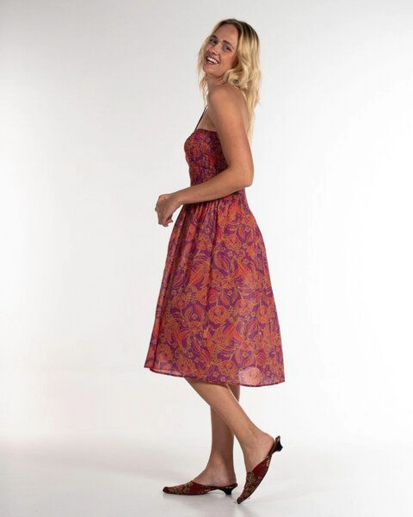 Alma & Lovis 2 in 1: Print-Kleid und -Rock aus Bio-Baumwoll-Batist – Ansicht 4