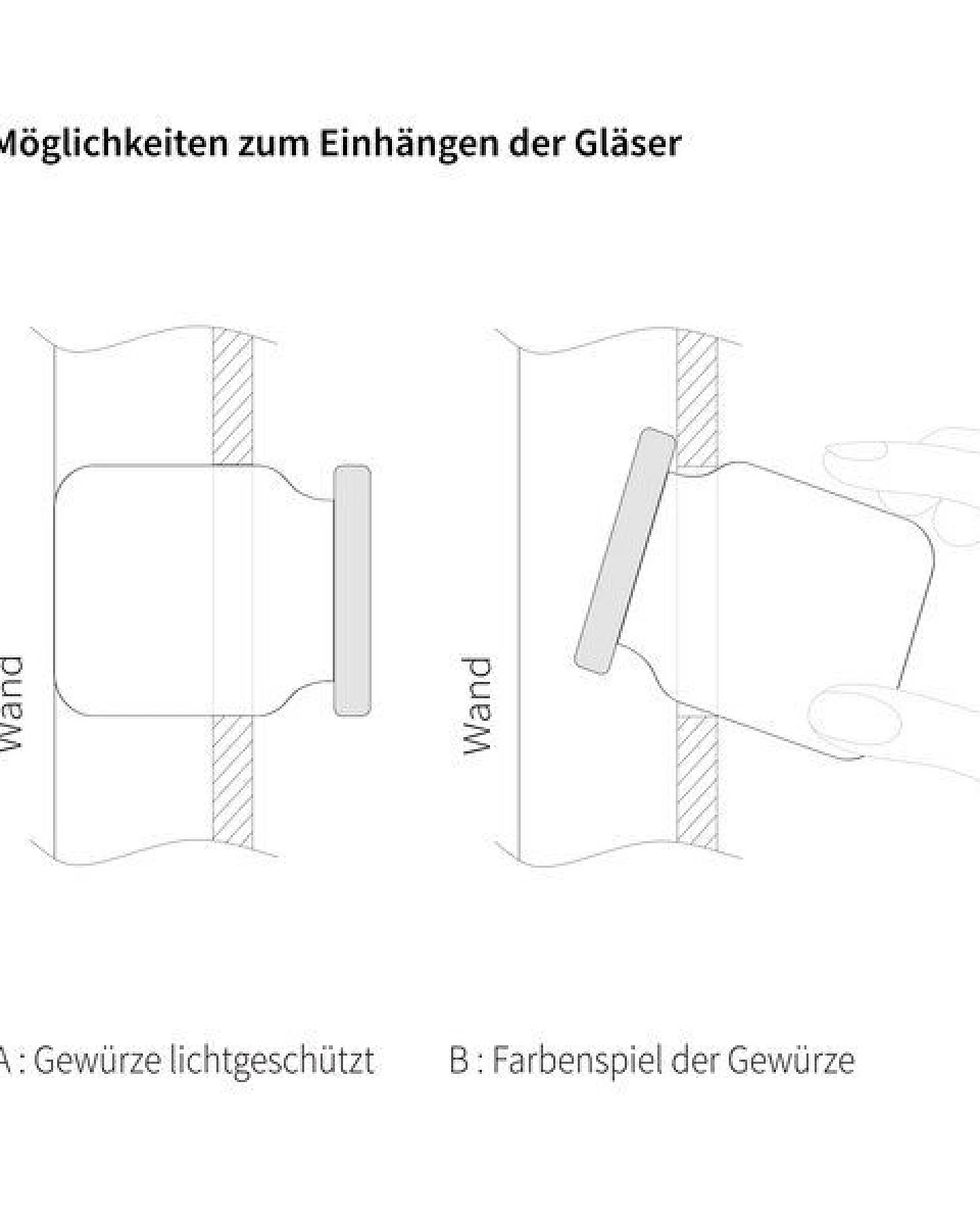 nest-gestaltung Gewürzregal habibi · Massivholz · mit 16 Gläsern – Ansicht 4