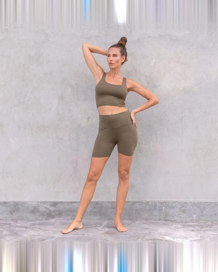 Jaya JANINE - Damen - Croptop/Bra für Yoga aus Biobaumwolle