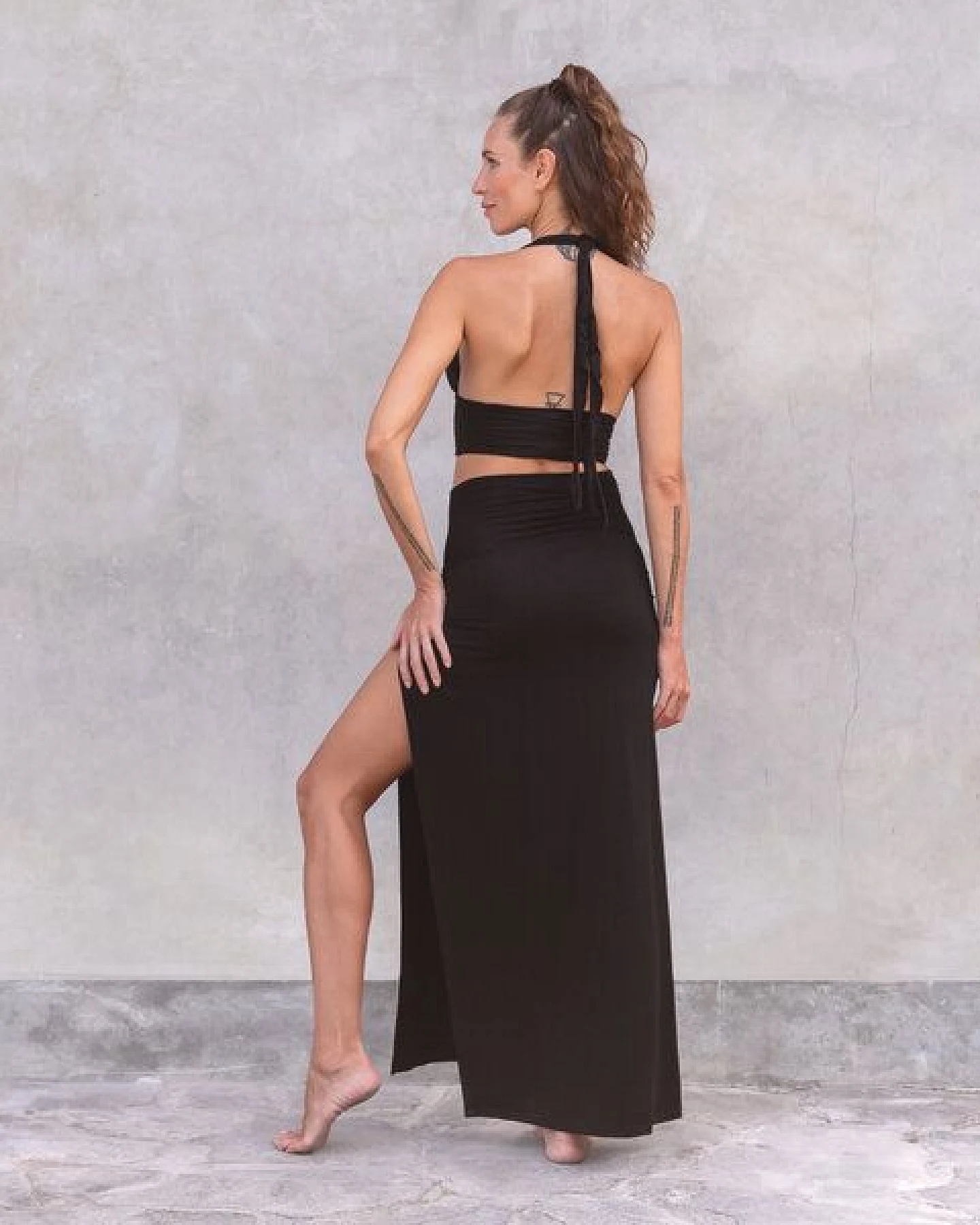 Jaya CELINE - Damen - Wrap Bra für Yoga aus Biobaumwolle – Ansicht 2