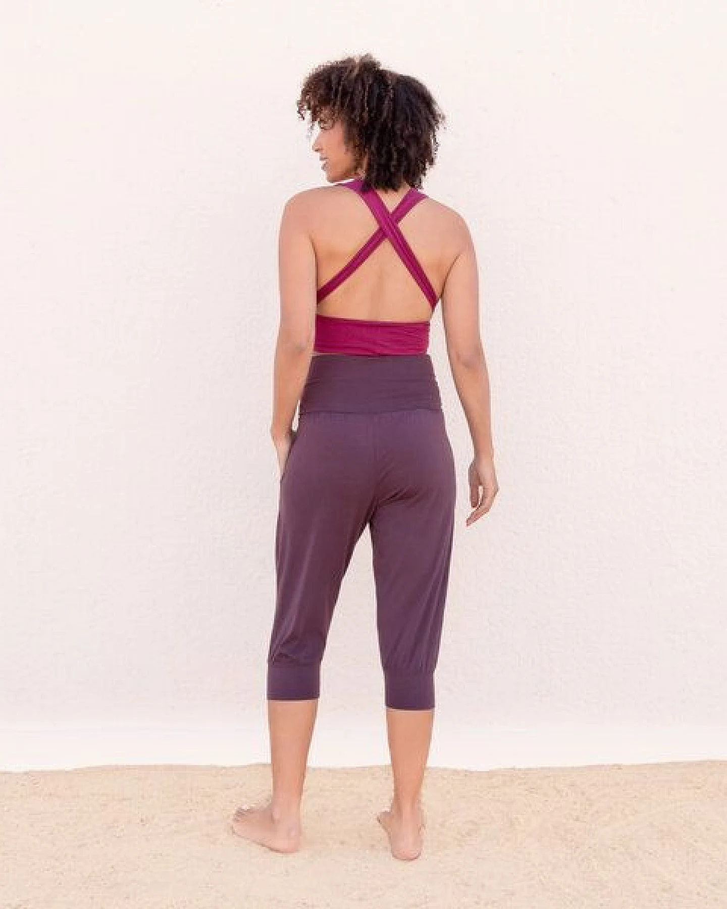Jaya CELINE - Damen - Wrap Bra für Yoga aus Biobaumwolle – Ansicht 2