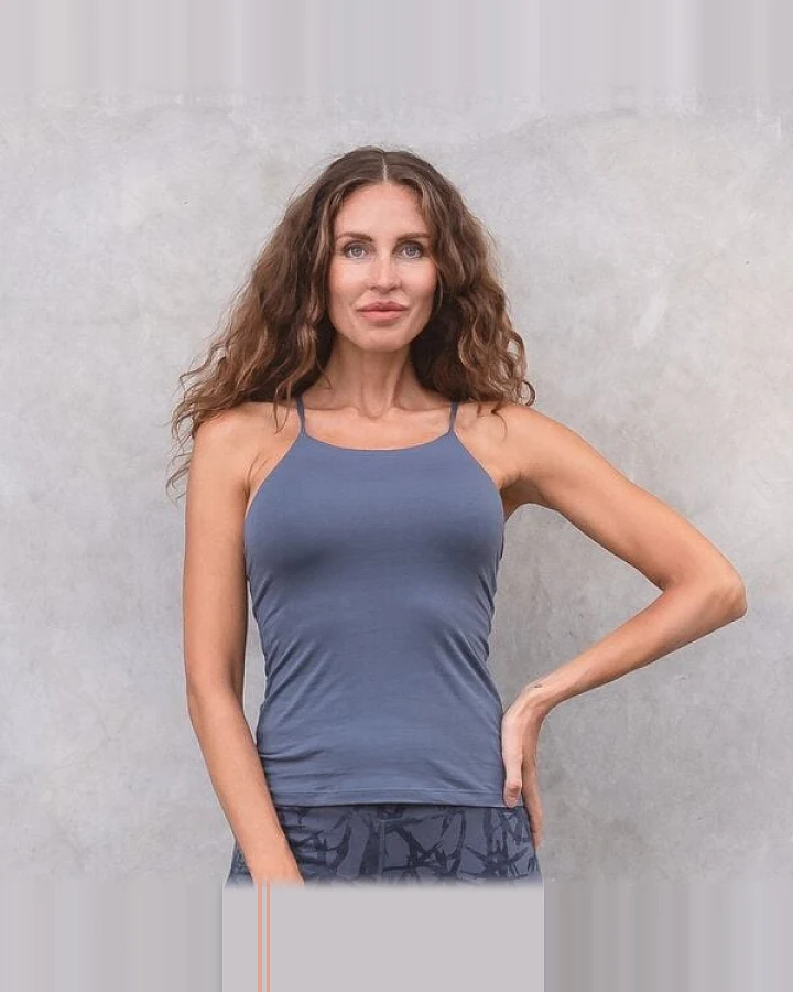 Jaya MANU - Damen - Top für Yoga aus Biobaumwolle