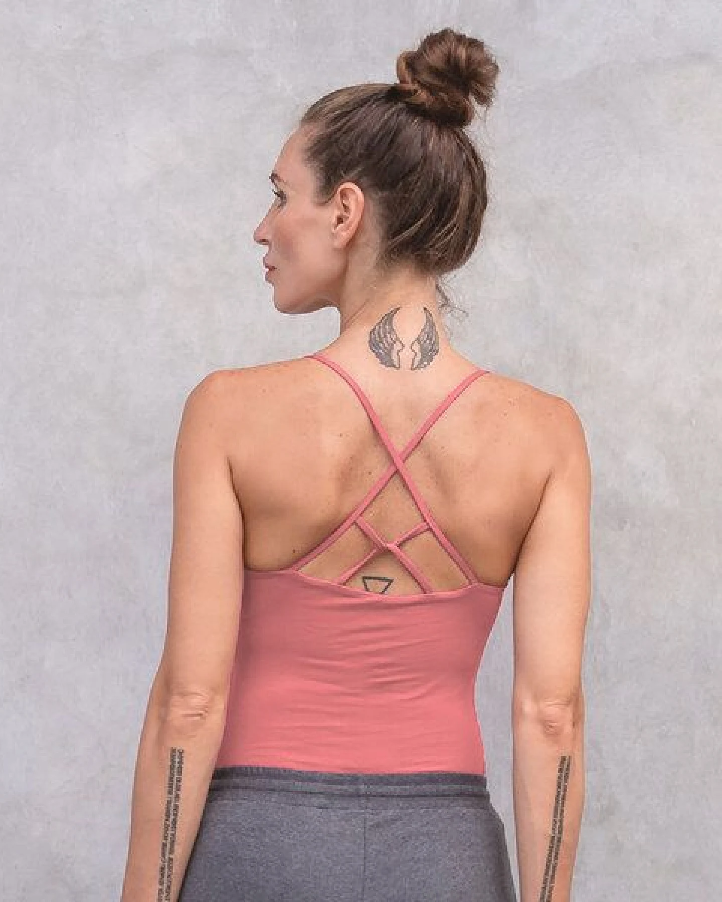 Jaya MANU - Damen - Top für Yoga aus Biobaumwolle – Ansicht 2