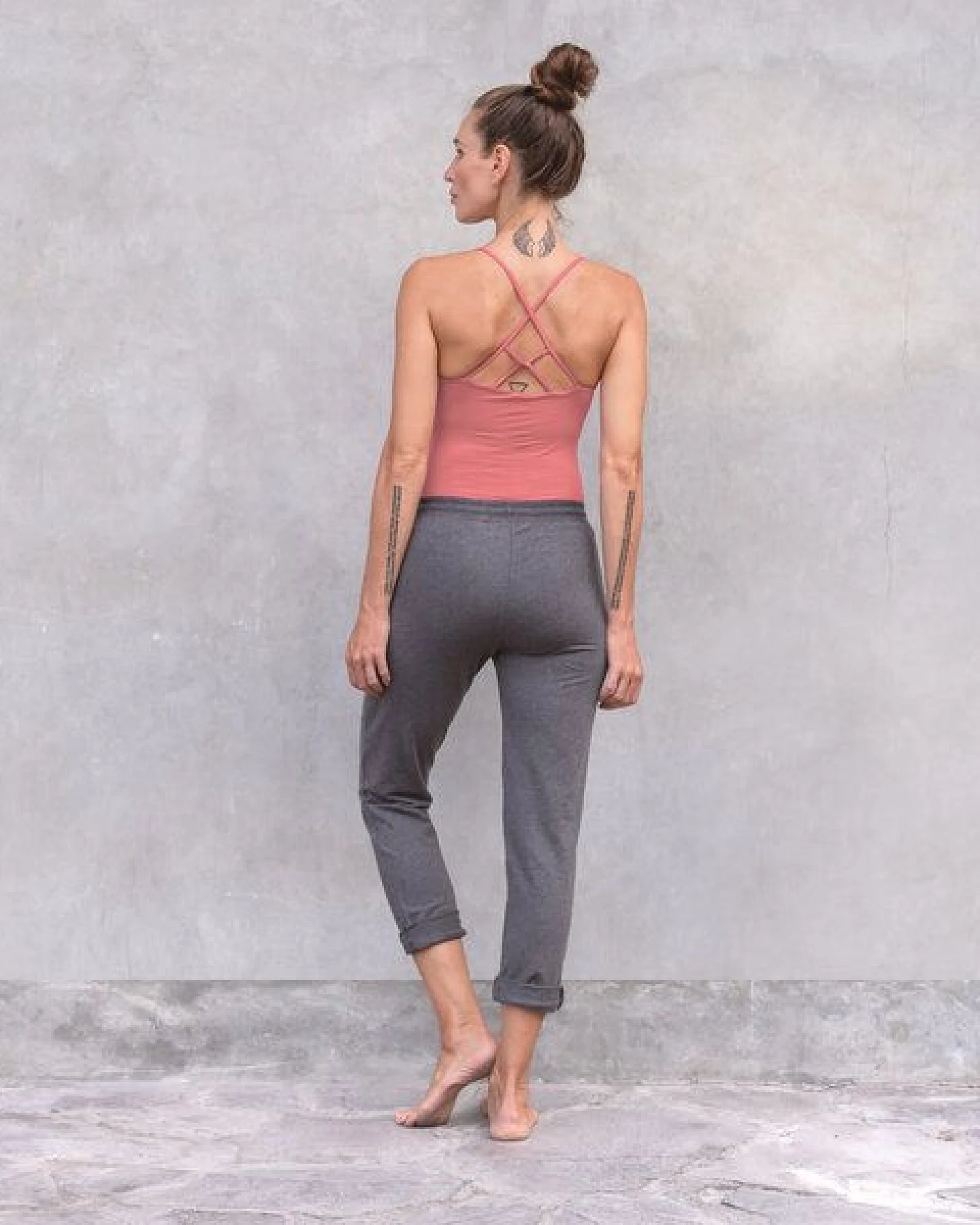 Jaya MANU - Damen - Top für Yoga aus Biobaumwolle – Ansicht 4