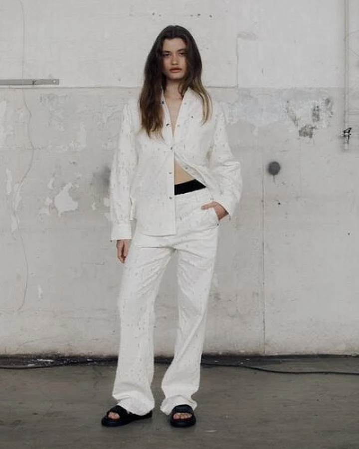 IVA RYCH Jeans in weiß I Deadstock