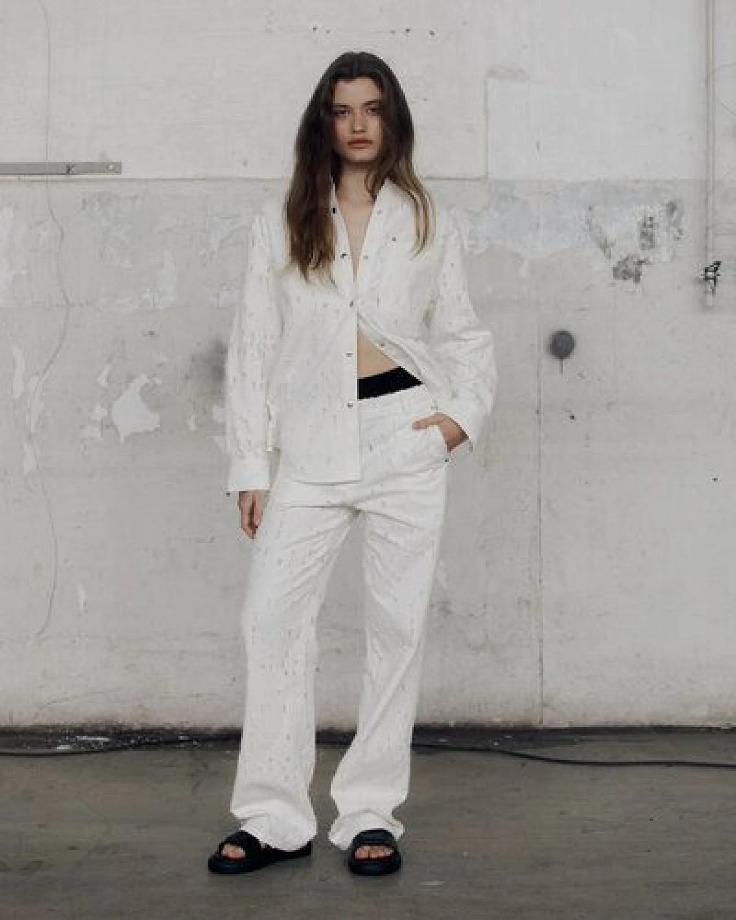 IVA RYCH Jeans in weiß I Deadstock – Ansicht 3