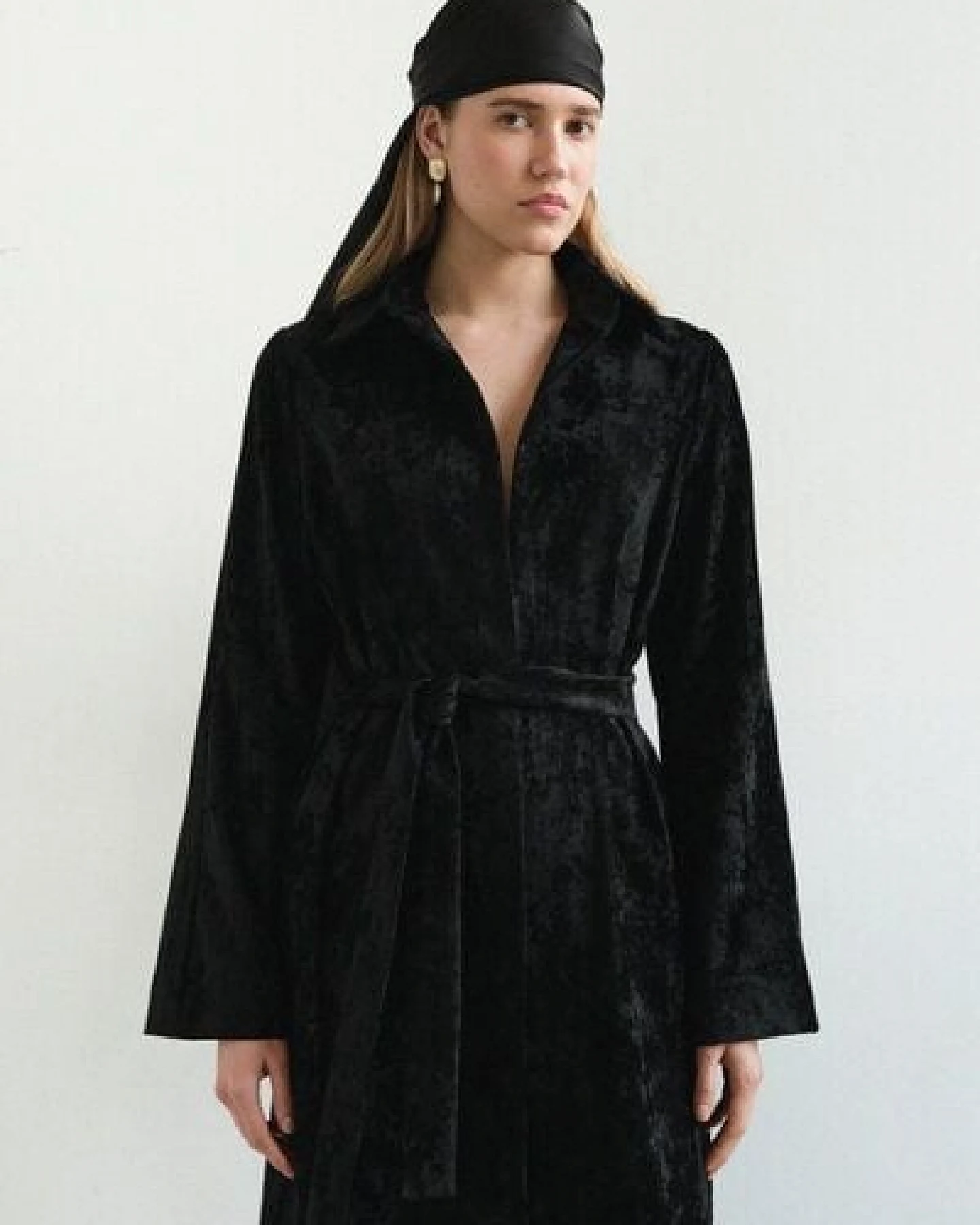 IVA RYCH Strukturiertes Hemdkleid I Deadstock – Ansicht 4