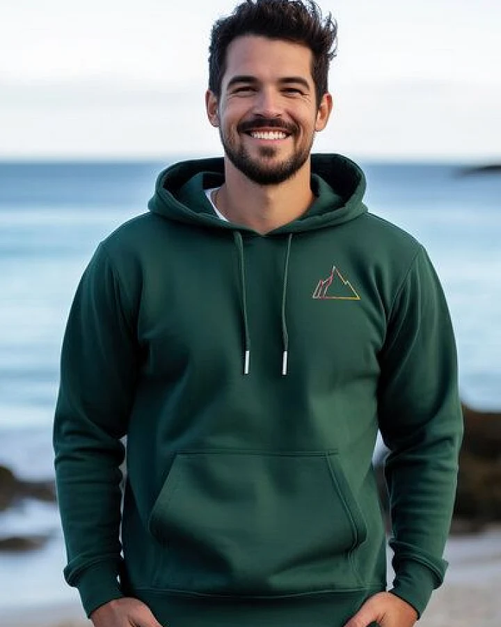 Kultgut Pro Earth- Hochwertiger Biofair - Hoodie / Little Faded Mountain