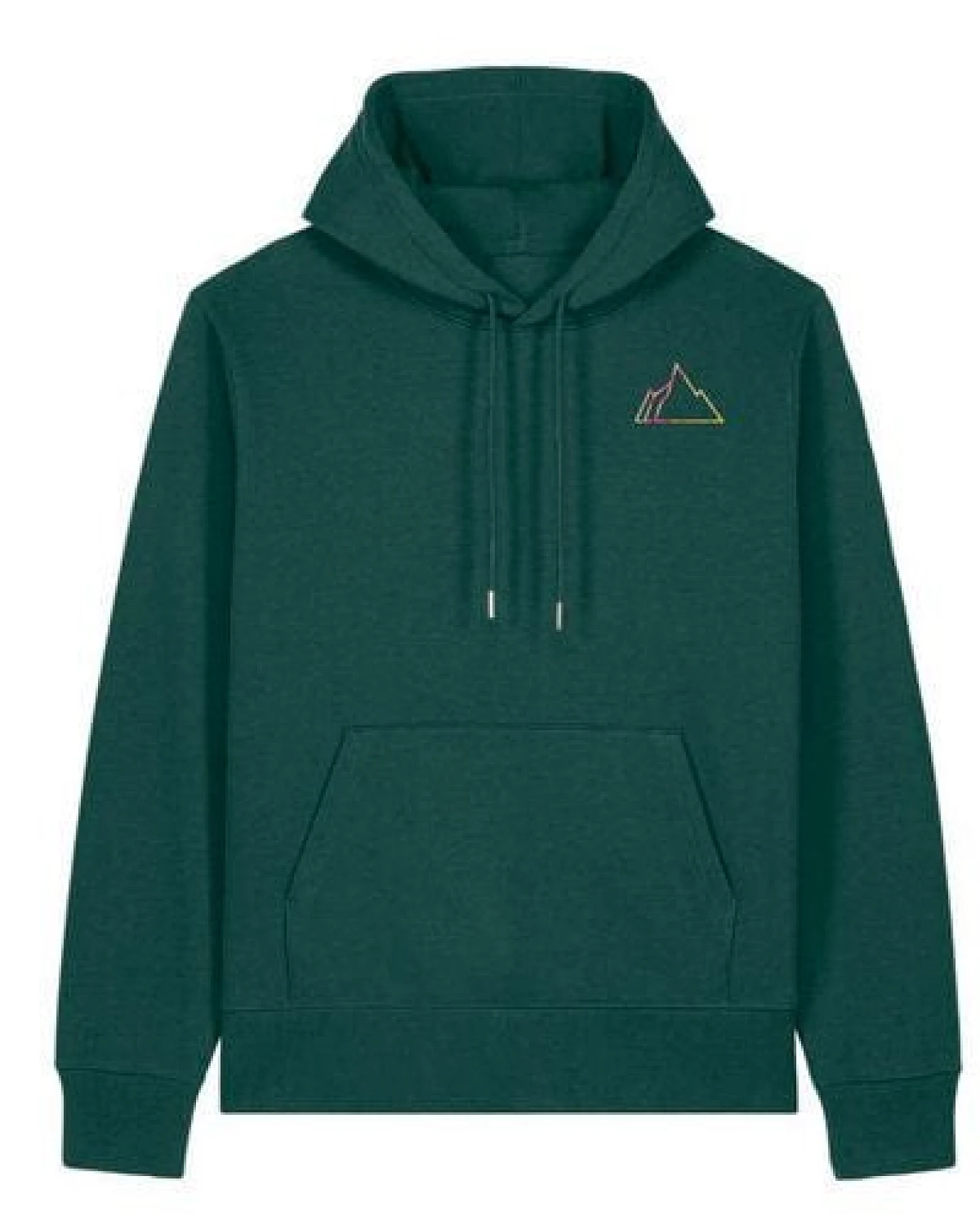 Kultgut Pro Earth- Hochwertiger Biofair - Hoodie / Little Faded Mountain – Ansicht 2