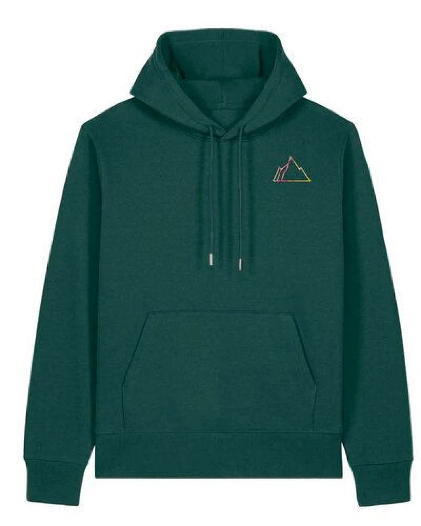 Kultgut Pro Earth- Hochwertiger Biofair - Hoodie / Little Faded Mountain – Ansicht 2