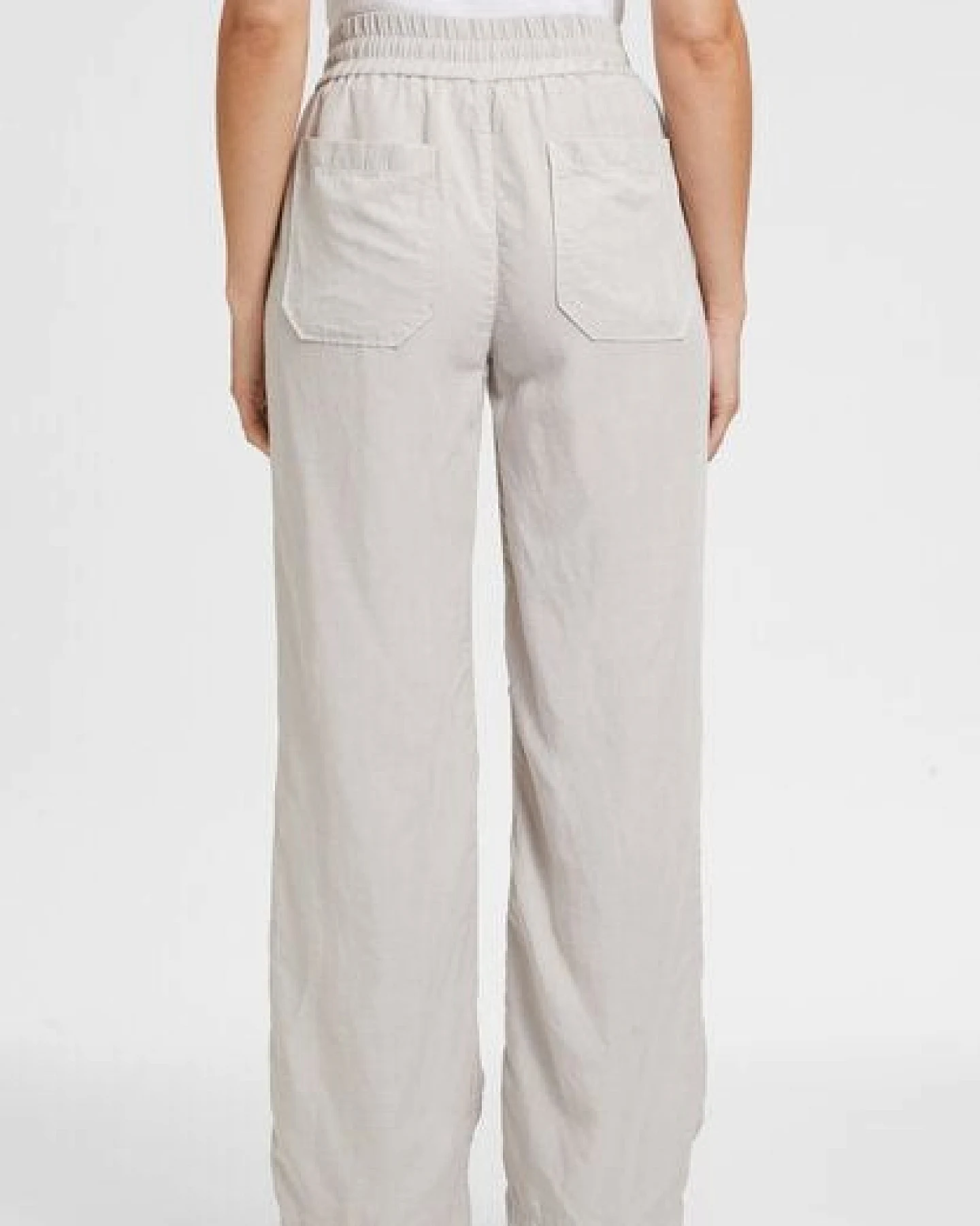 FUTURE:PEOPLE. 18:00 WIDE FIT POCKET - Damen Hose aus einem zertifizierten TENCEL-LEINEN MIX für heiße Sommertage (31800 0 3003) – Ansicht 3