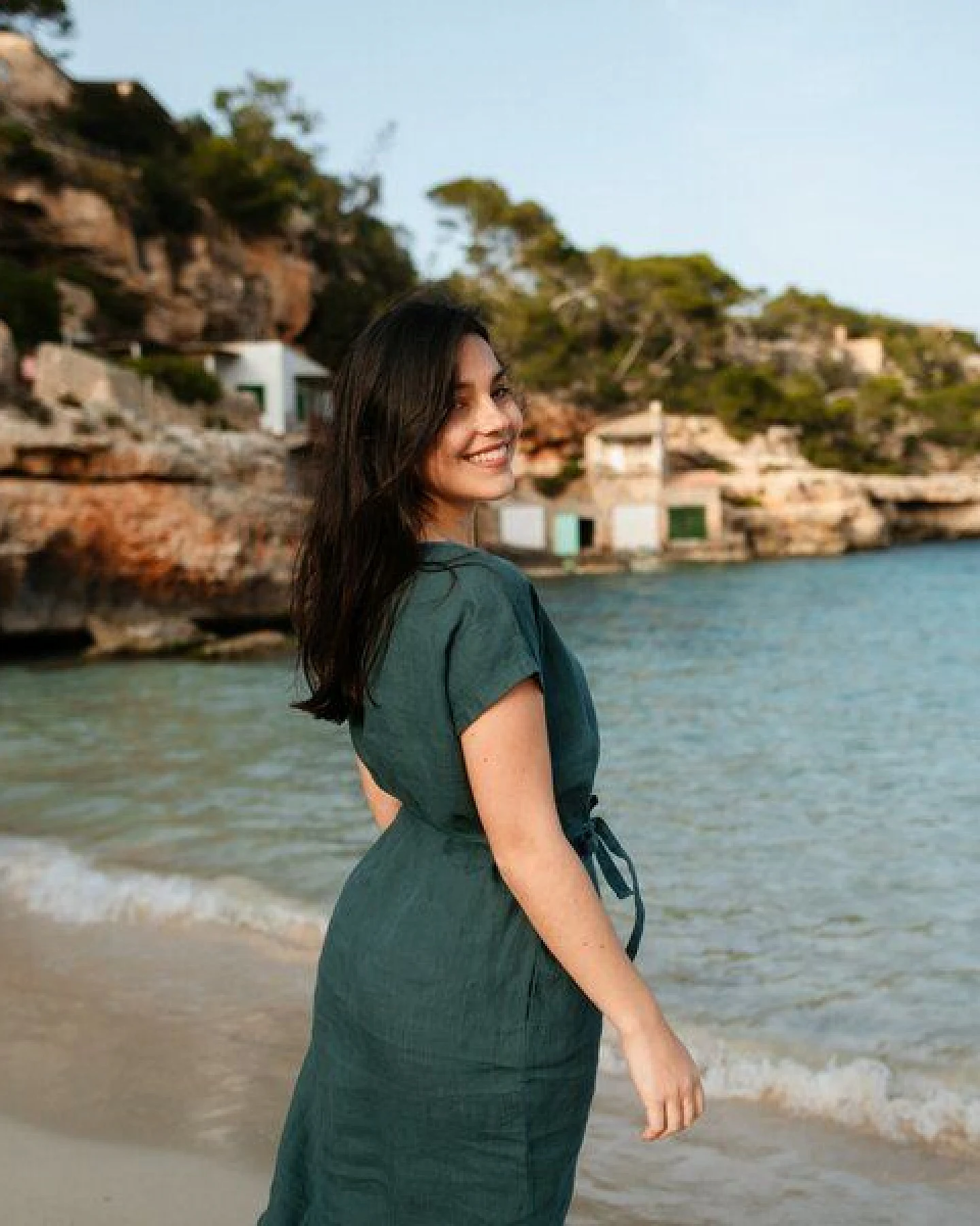 NORDLICHT Leinen Kleid aus 100% Leinen ELIN – Ansicht 4