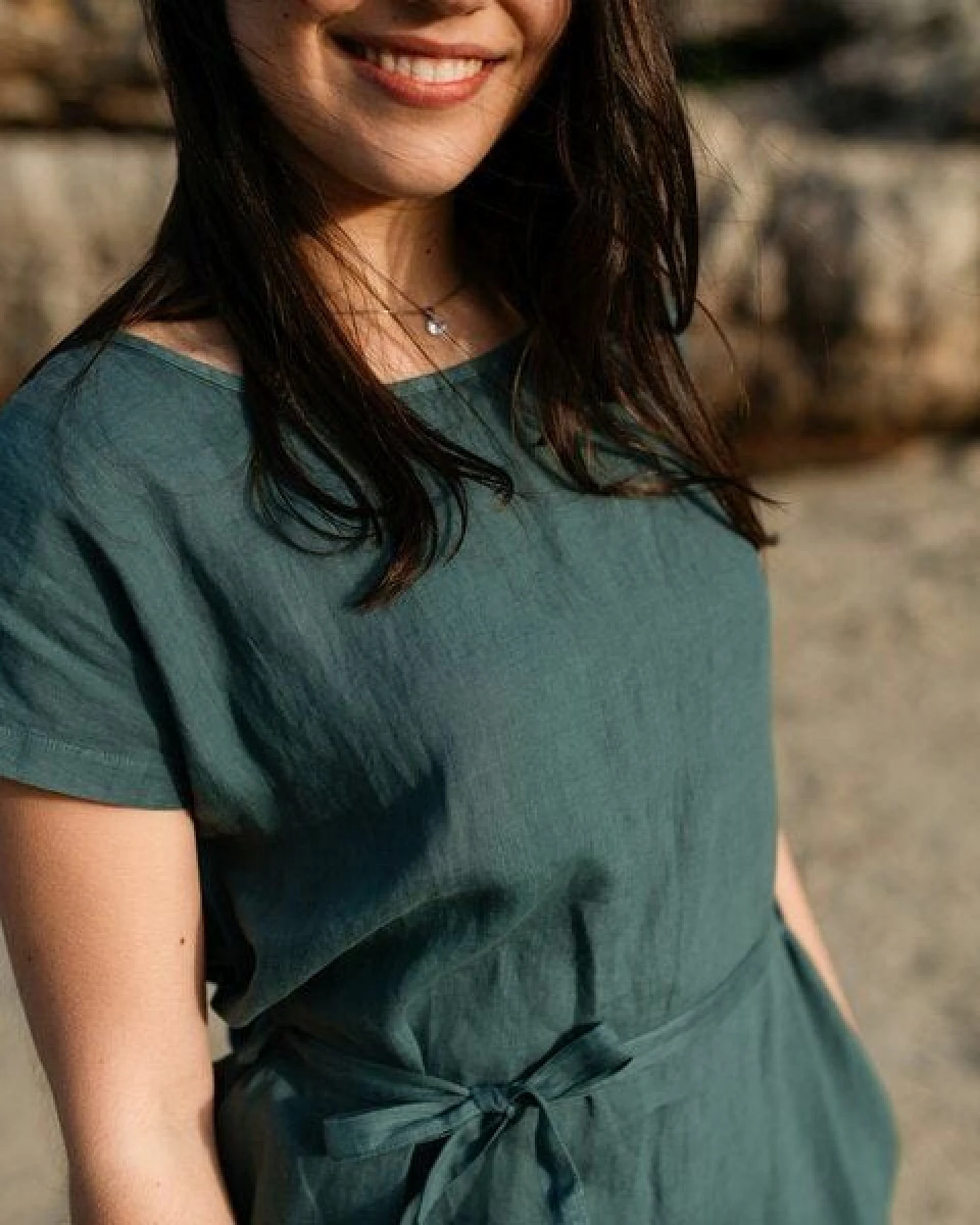 NORDLICHT Leinen Kleid aus 100% Leinen ELIN – Ansicht 3