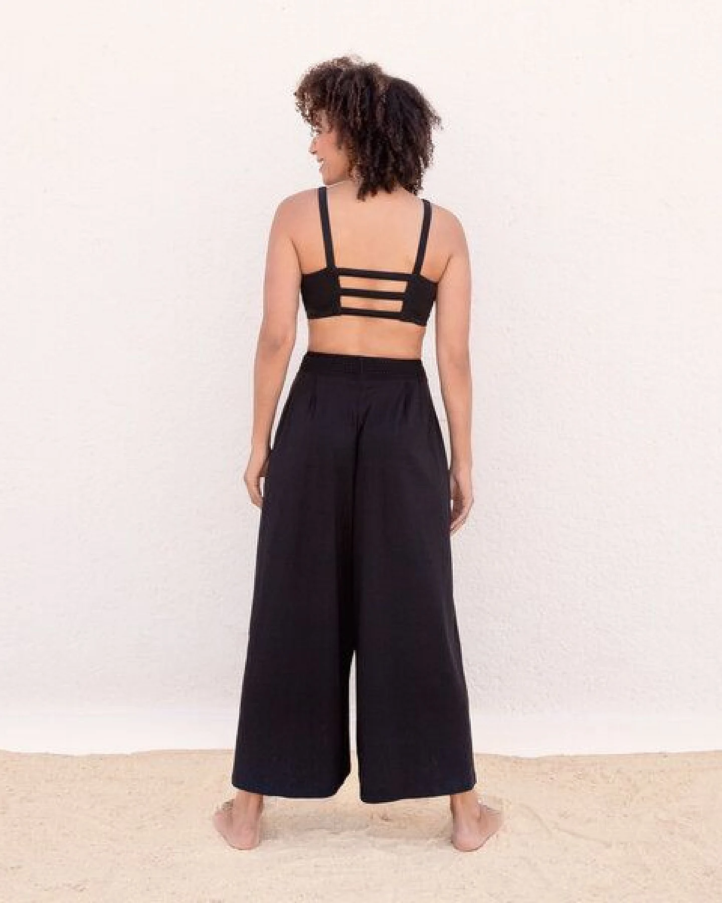 Jaya DIANA- lockere bis weite geschnittene lounge Pants, für jede Figur geeignet, für Yoga, Leisure, Arbeit oder Evenings – Ansicht 2