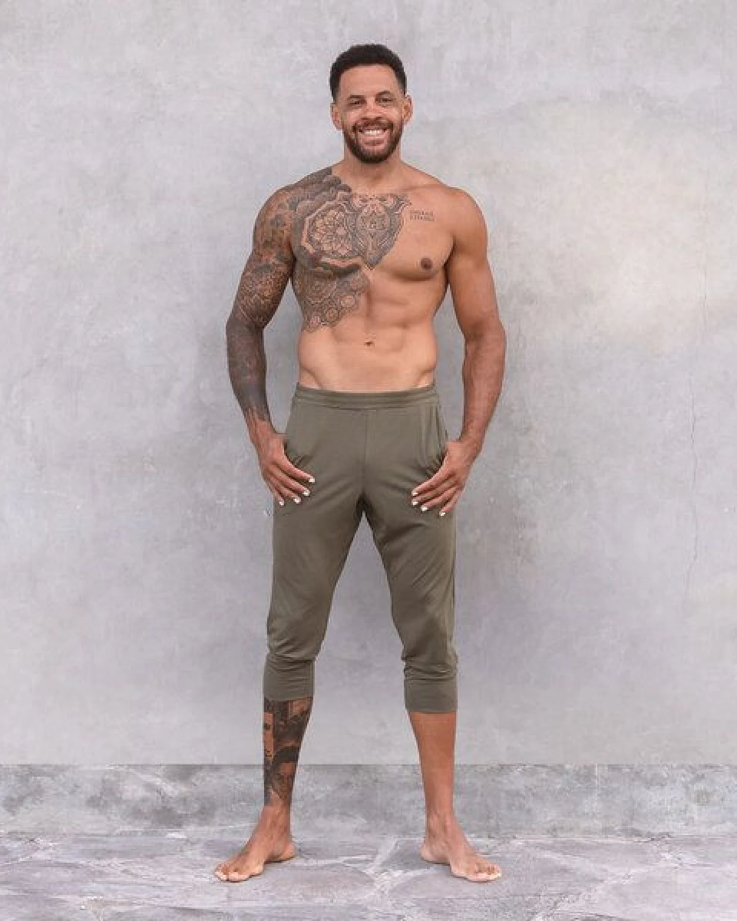 Jaya ALI TENCEL - Herren - Lässig bequeme 3/4 Hose für Männer mit etwas tieferem Schnitt, Seitentaschen – Ansicht 3