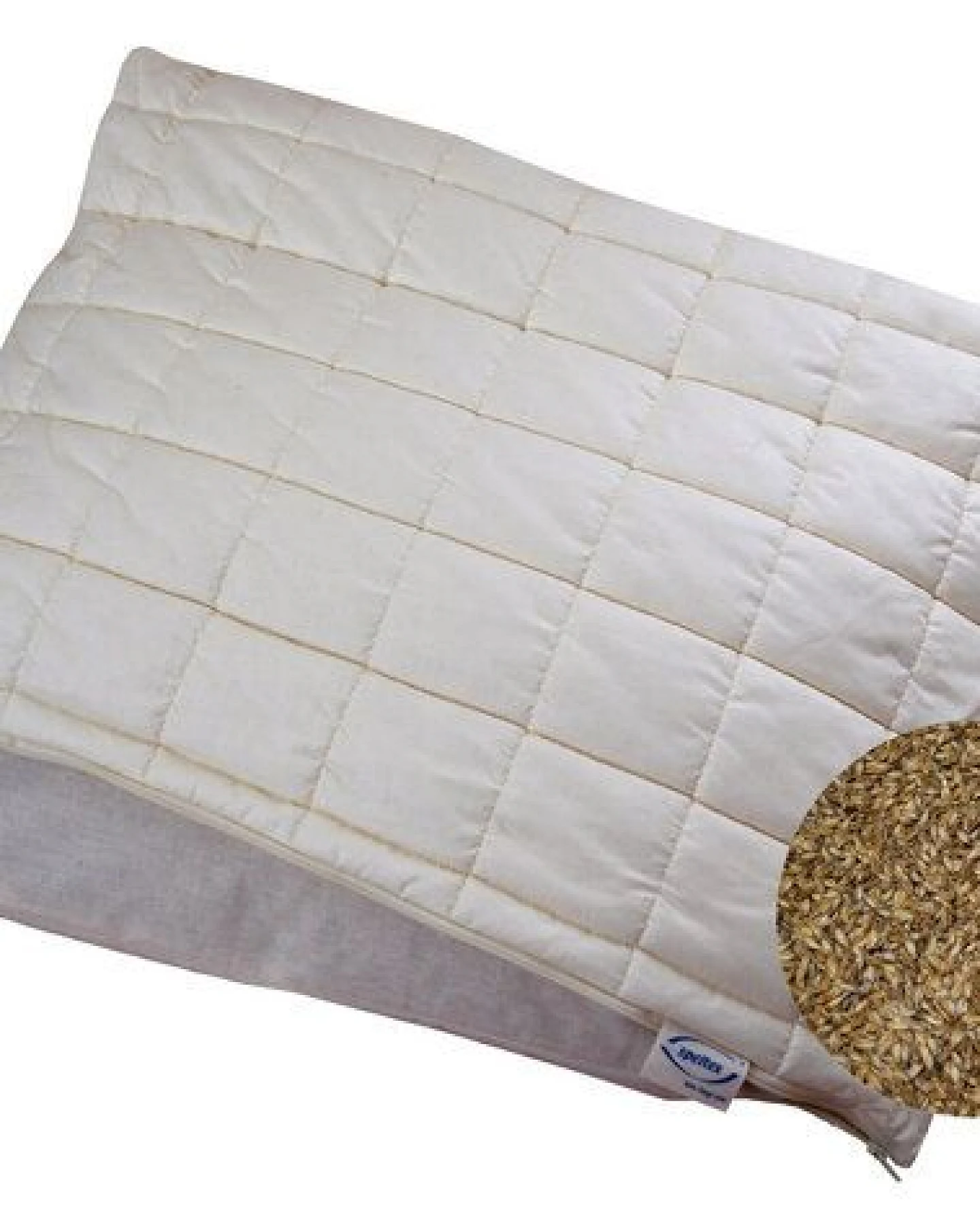 Speltex Schlafkissen mit Dinkelspelzen und Kautschuk 40x80 cm – Ansicht 3