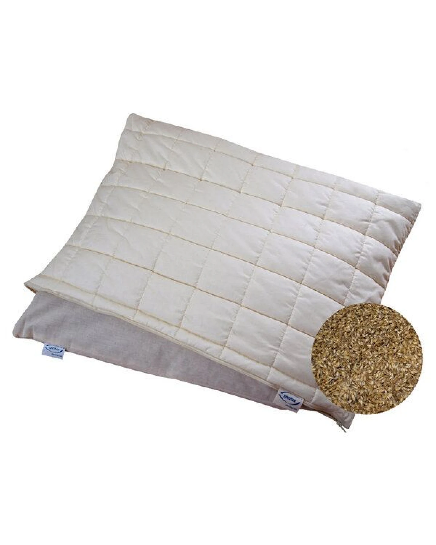 Speltex Schlafkissen mit Dinkelspelzen und Kautschuk 40x80 cm – Ansicht 3
