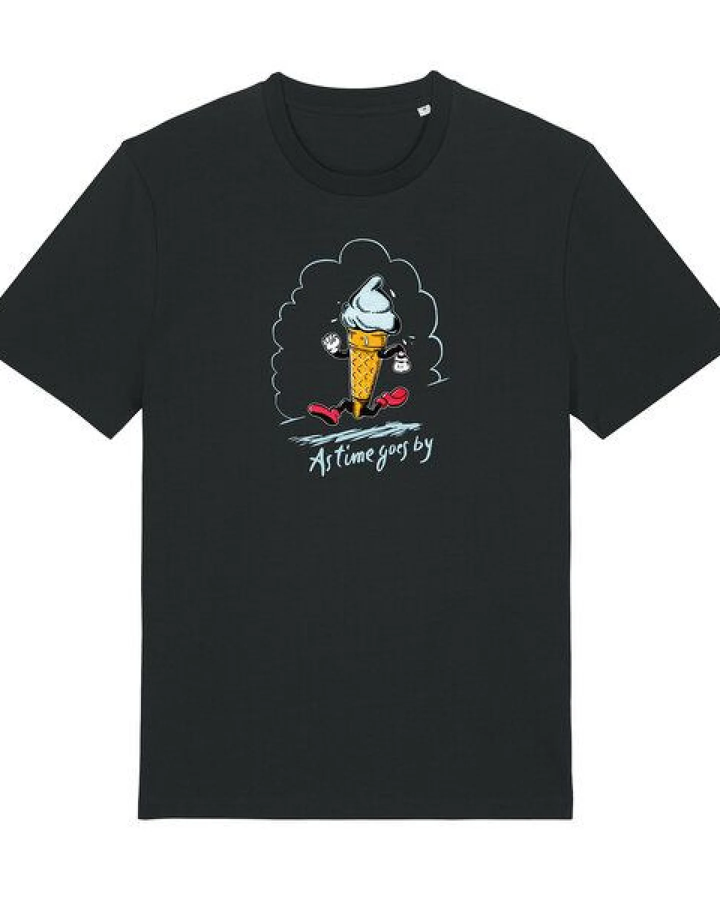 Spangeltangel T-Shirt "Eis", T-Shirt, Bio-Baumwolle, Eiswaffel, Unisex, Sommer – Ansicht 2