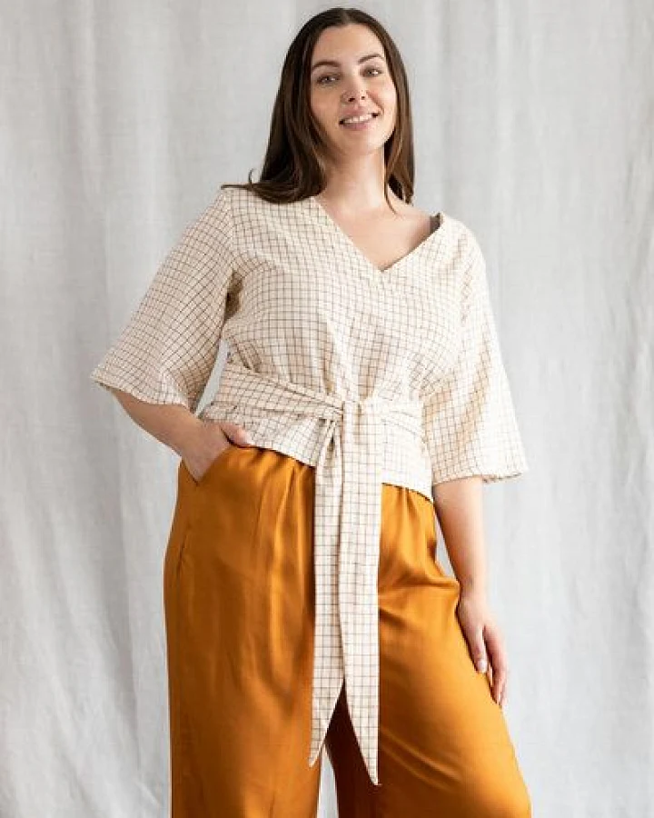 Jyoti - Fair Works Baumwoll Bluse Vasanta