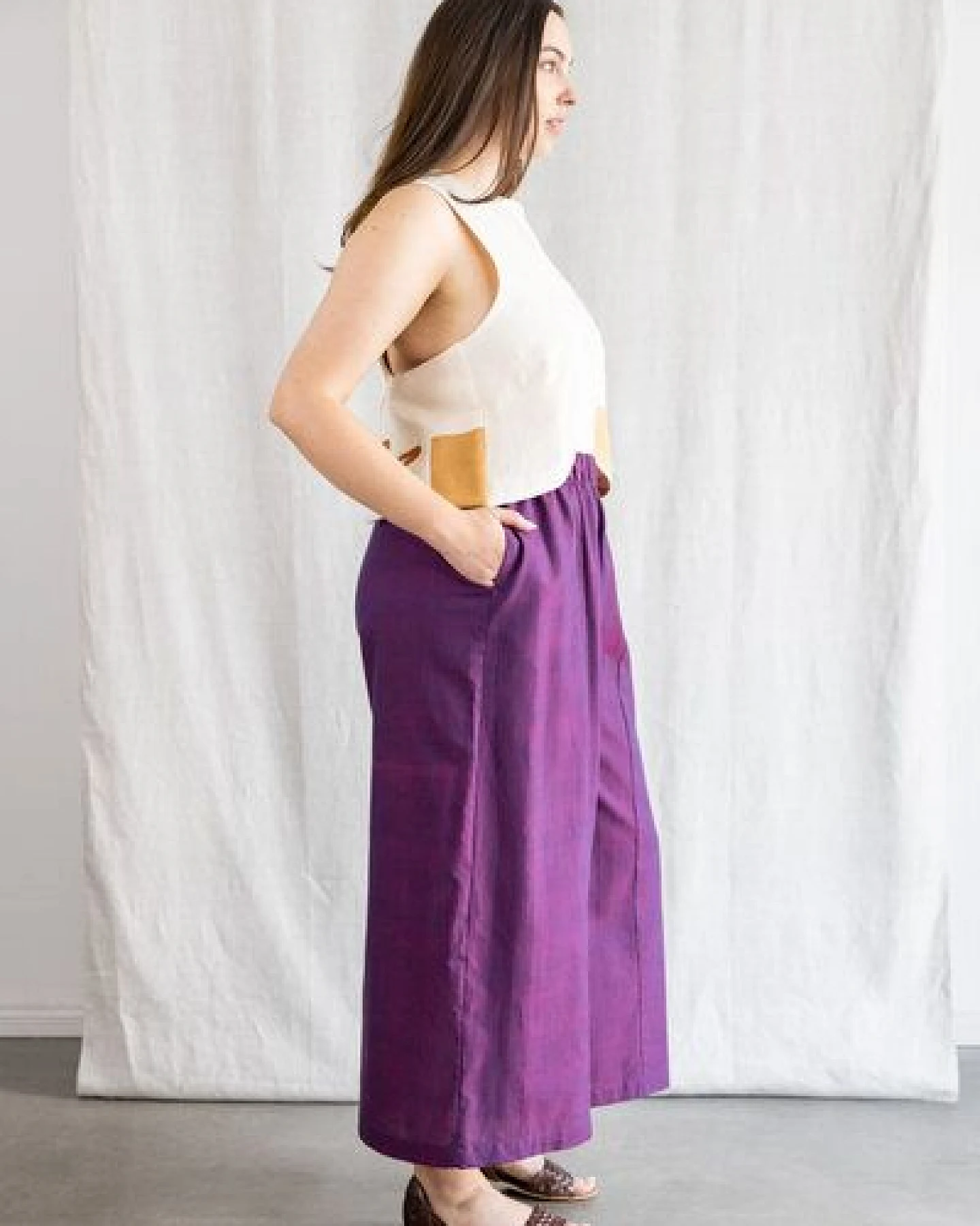 Jyoti - Fair Works Bio-Baumwoll Culotte Padma – Ansicht 2