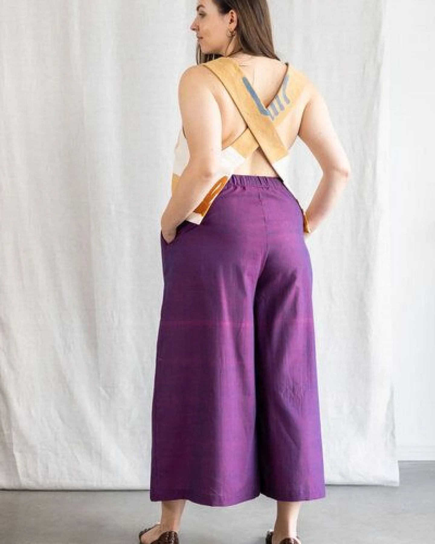 Jyoti - Fair Works Bio-Baumwoll Culotte Padma – Ansicht 3