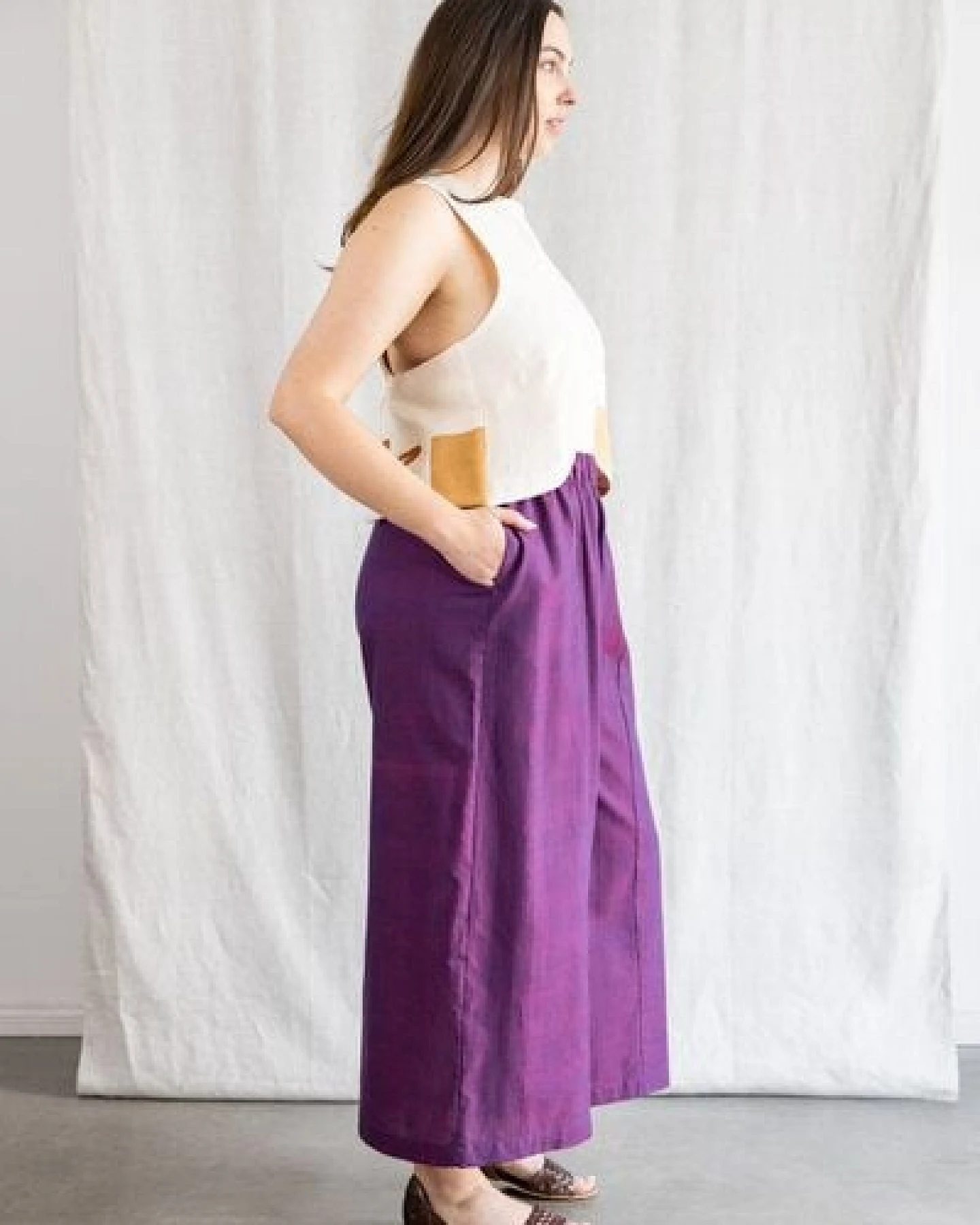 Jyoti - Fair Works Bio-Baumwoll Culotte Padma – Ansicht 2