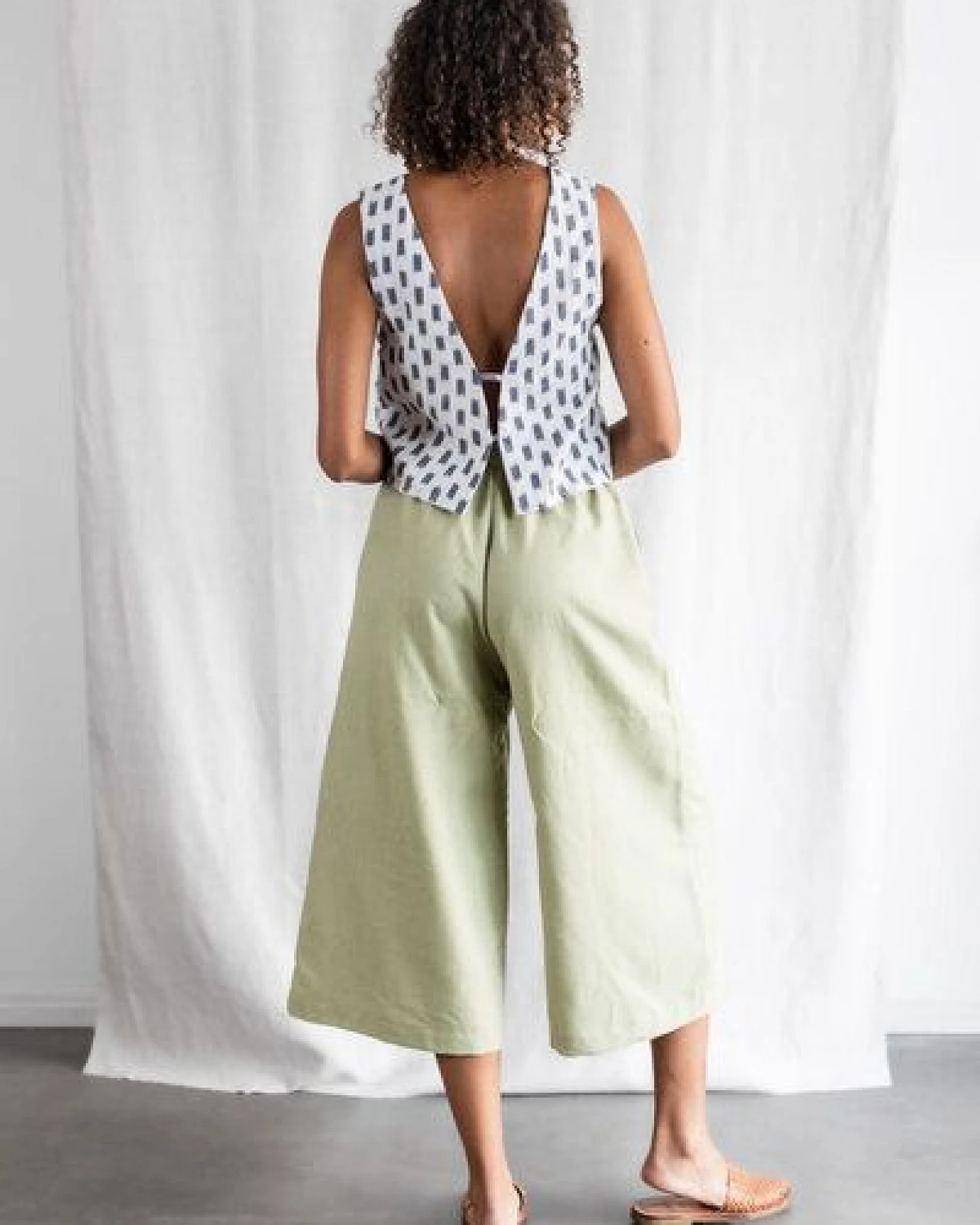 Jyoti - Fair Works Bio-Baumwoll Culotte Padma – Ansicht 3