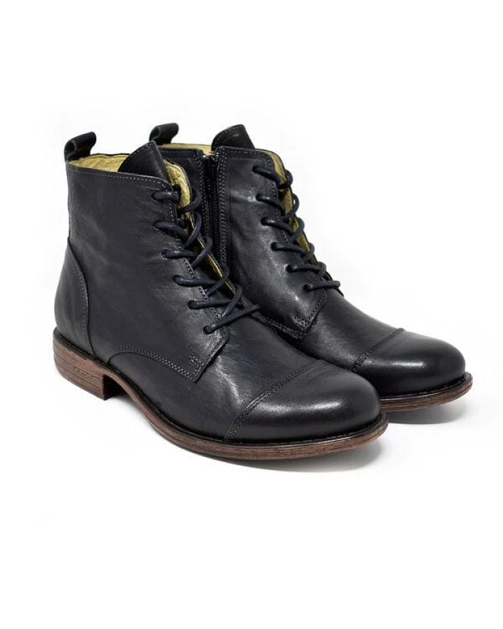 Claudio Nero Schnürboots Tres