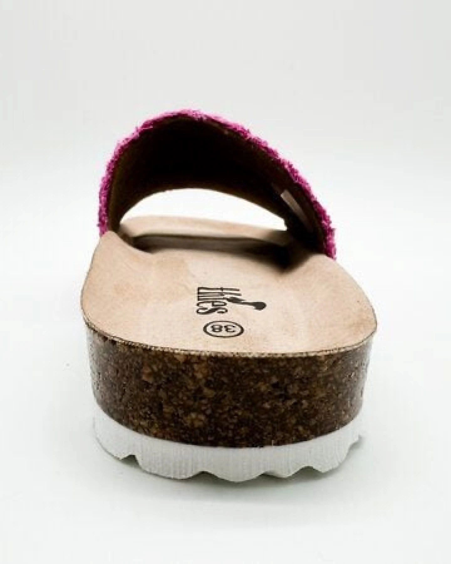 Vegane "thies ® Eco Bio Terry Slide" Sandale aus Bio-Baumwolle Frottee – Ansicht 4